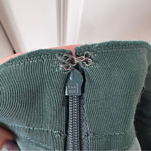 Madewell Assembly A-Line Skirt Size 4 Wool Blend Dark Green Lined Fall Winter - Picture 13 of 16